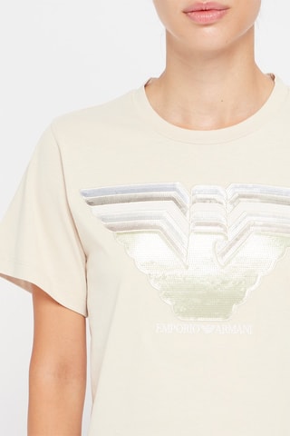 Camiseta - Beige - Emporio Armani