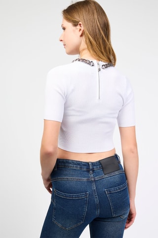 Crop top Erfurt - Blanco