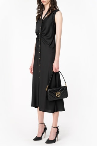 Vestido midi - Negro