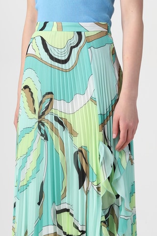 Falda plisada - Verde