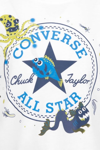 Tshirt et short - Blanc, bleu et jaune