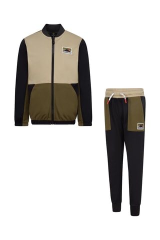 Ensemble - Noir, beige et vert