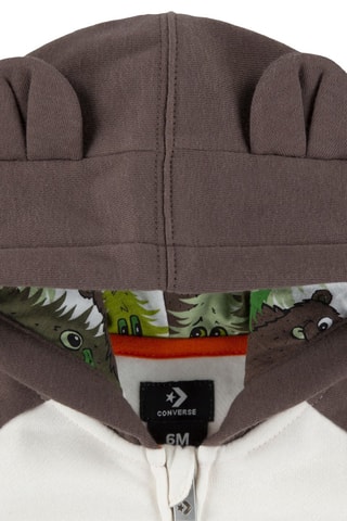 Combinaison à capuche à oreilles - Blanc