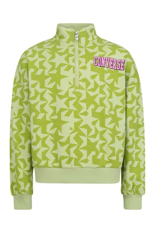 Sweat - Noir, rose et vert