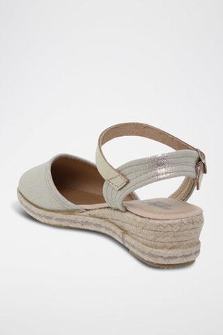 Espadrilles compensées - Doré