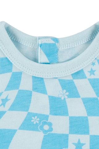 Débardeur et body - Blanc, bleu et rose