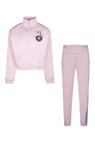 Survêtement - Noir, bleu, violet et rose