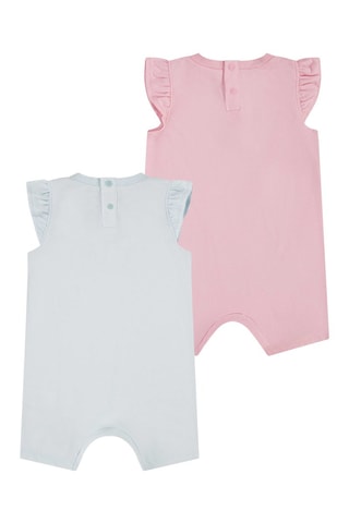 2 combinaisons - Bleu, jaune et rose