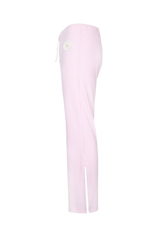 Pantalon - Blanc, rose et marron