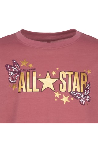 T-shirt - Blanc, rose et violet