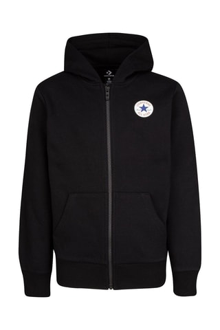 Sweat à capuche - Blanc, noir et bleu