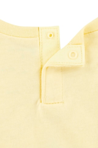 Barboteuse - Blanc, noir, jaune et rose