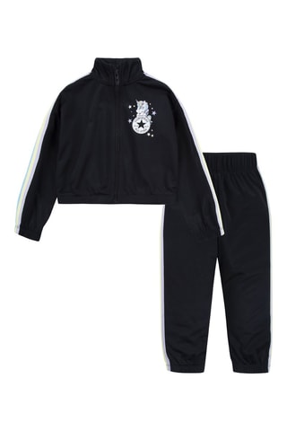 Survêtement - Blanc, noir, violet et rose