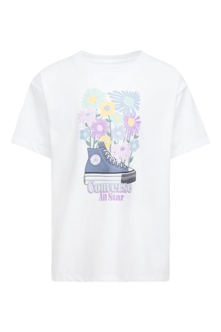 T-shirt - Blanc et violet