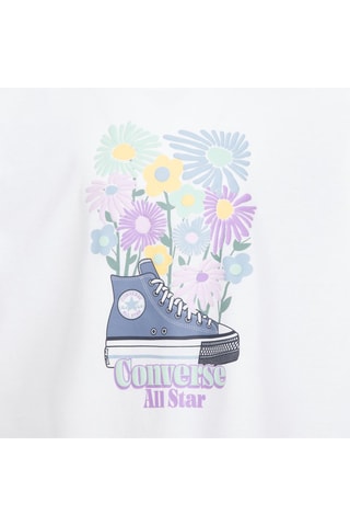 T-shirt - Blanc et violet