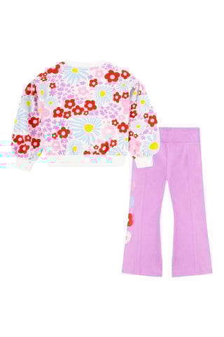 Sweat - Blanc, rouge et violet