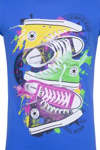 Tshirt - Vert, jaune, bleu et rose