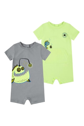 2 combinaisons - Noir, bleu, vert et gris