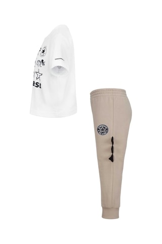 Tshirt et jogging - Blanc et noir