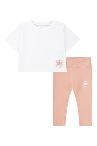 T-shirt et legging - Rose