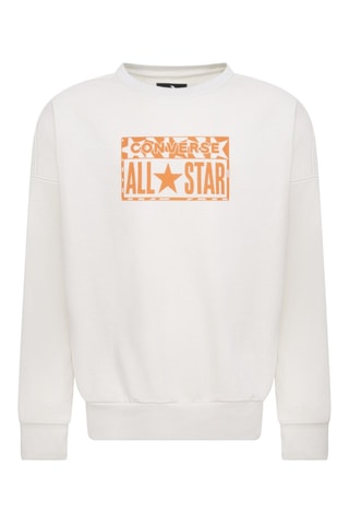 Sweat - Blanc et orange