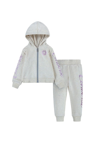 Sweat à capuche et jogging - Beige