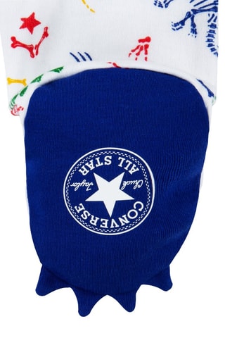 Grenouillère - Blanc et bleu