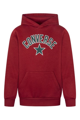 Sweat à capuche - Rouge