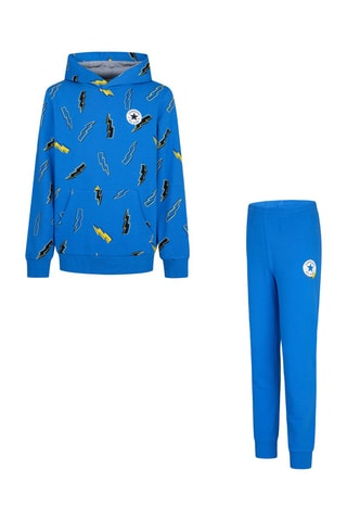 Sweat à capuche et jogging - Bleu