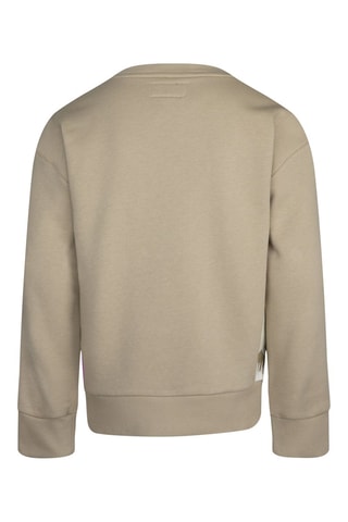 Sweat - Beige, bleu et gris