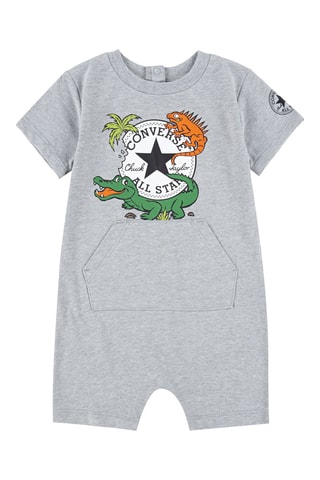 Combinaison - Blanc, noir, vert, orange et gris