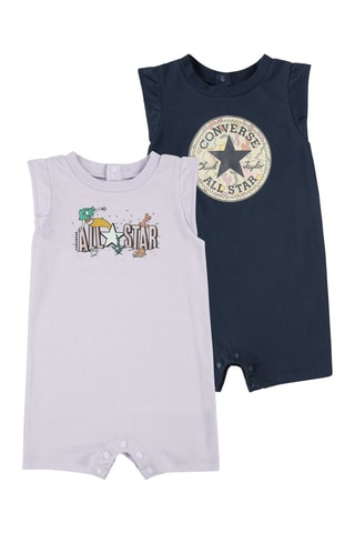 2 combinaisons - Bleu, jaune et violet