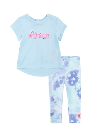 Tshirt et legging - Bleu et violet