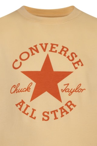 T-shirt en coton biologique - Beige et orange