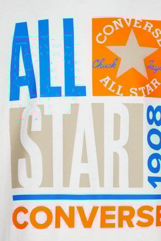 Tshirt - Beige, blanc et bleu