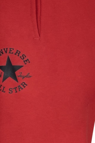 Pantalon en coton biologique - Noir et rouge