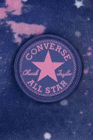 Sweat à capuche - Bleu, rose et gris