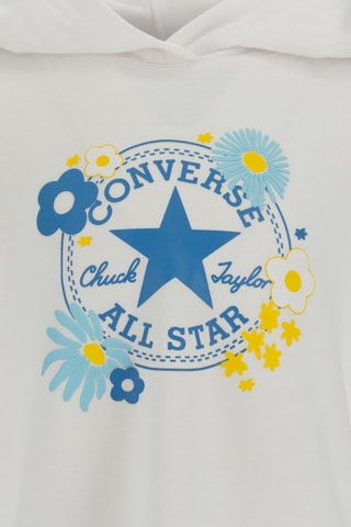 Sweat à capuche - Blanc et bleu