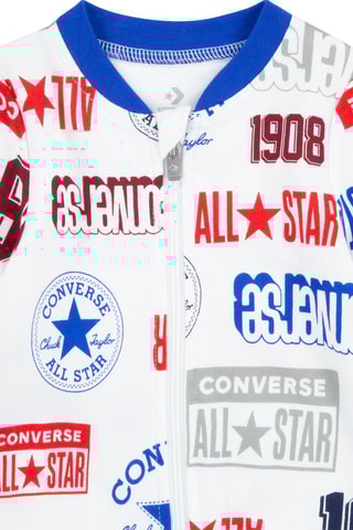 Grenouillère - Blanc et bleu