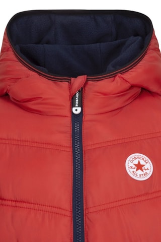 Doudoune à capuche - Rouge