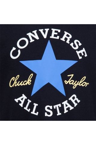 Tshirt en coton biologique - Blanc, noir et bleu