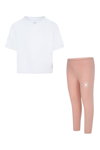 T-shirt et legging - Rose