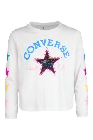 Top - Blanc, bleu et rose