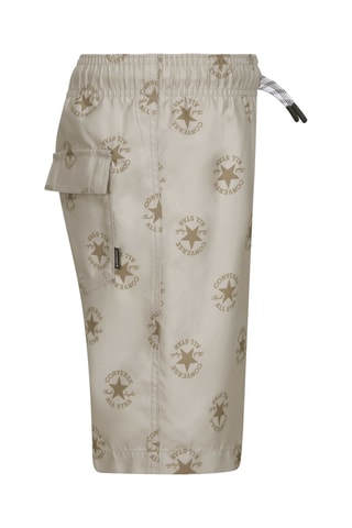 Short de bain - Gris et vert