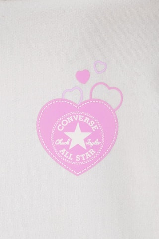 Sweat à capuche - Blanc et rose