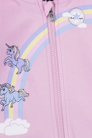 Grenouillère à capuche - Rose