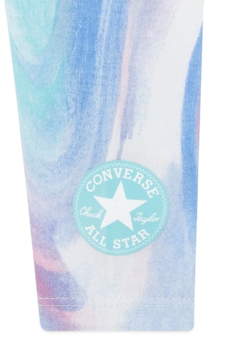 Sweat à capuche ettie and dye - Bleu, rose et gris