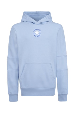 Sweat à capuche - Blanc et bleu