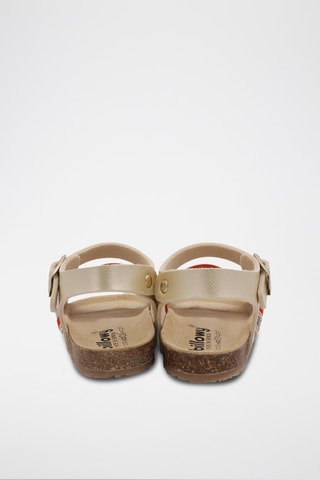 Sandales Rosso - Doré et orange