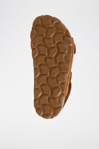 Sandales en nubuck Camel